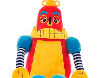 Personalised Embroidered Robot