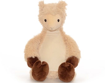 Personalised  Embroidered Llama