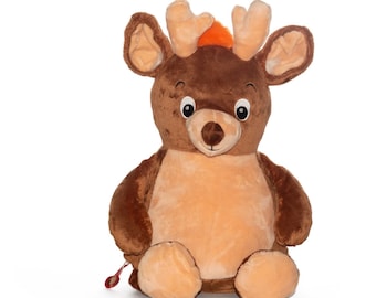 Personalised Embroidered Deer