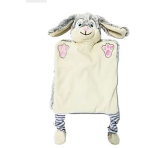 Personalised Bunny Rabbit Baby Puppet Blankie Comforter
