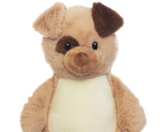 Personalised Embroidered Puppy Dog