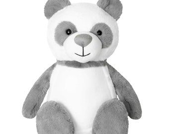 Personalised Embroidered Panda Bear