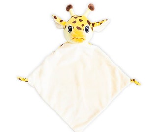 Personalised Giraffe Baby Blankie Comforter