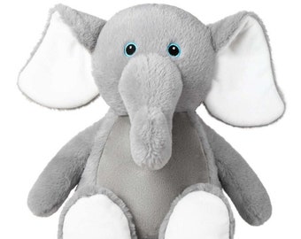 Personalised Embroidered Elephant