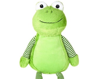 Personalised Embroidered Frog