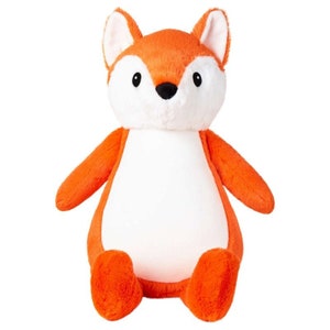 Personalised Embroidered Fox