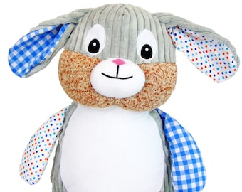 Personalised Blue Bunny Rabbit