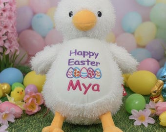 Personalised  Embroidered Duck