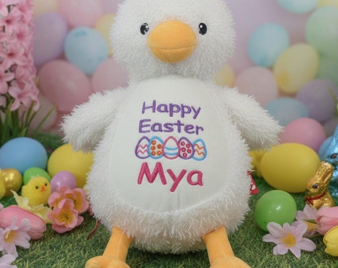 Featured listing image: Personalised  Embroidered Duck