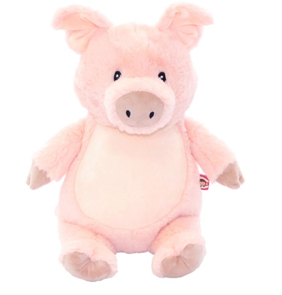 Personalised Embroidered Pig