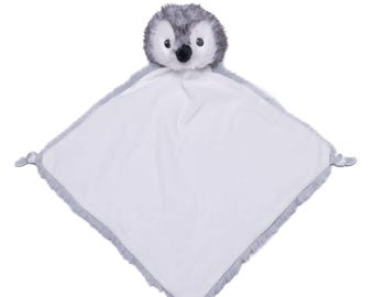 Personalised Penguin Baby Blankie
