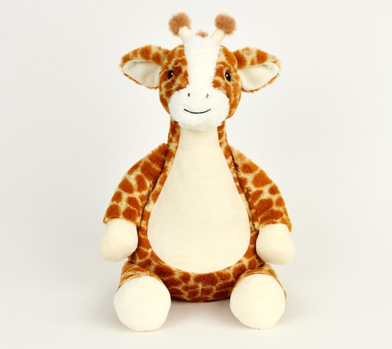Personalised Embroidered Giraffe