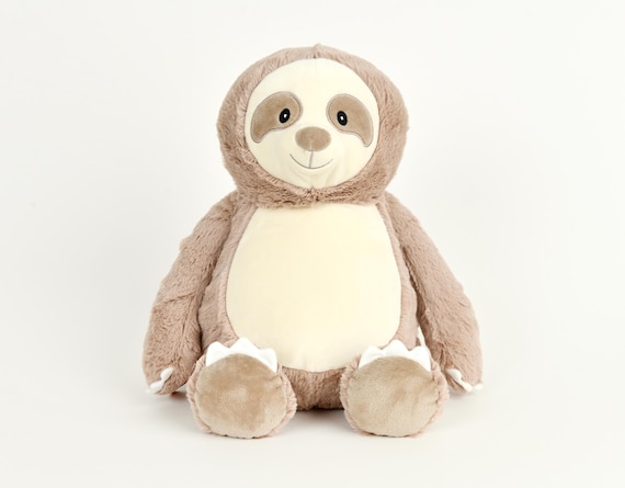 Personalised  Embroidered Sloth