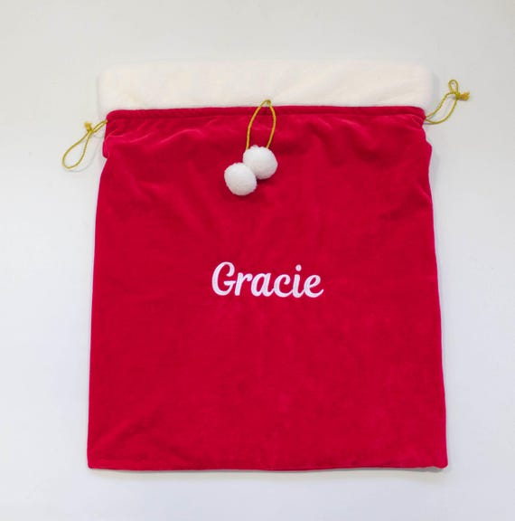 Personalised Christmas Red Sack