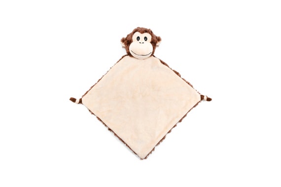Personalised Monkey Baby Blankie Comforter