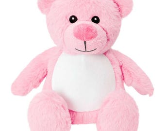 Personalised Pink Bear