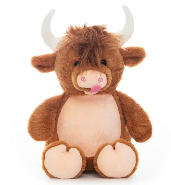 Personalised Embroidered Highland Cow