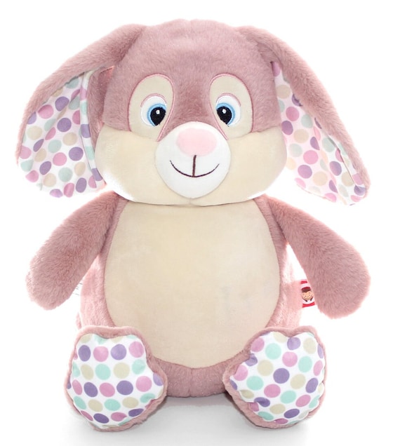 Personalised Embroidered Pink Bunny Rabbit