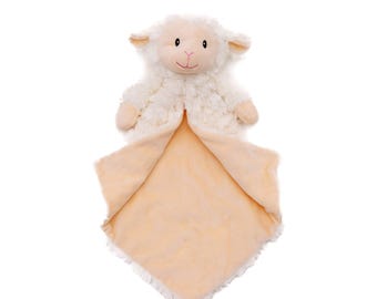 Personalised Lamb Baby Blankie Comforter, Luvie, Sheep