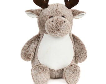 Personalised Embroidered Moose