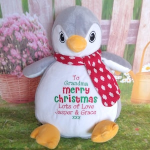 Personalised Embroidered Penguin