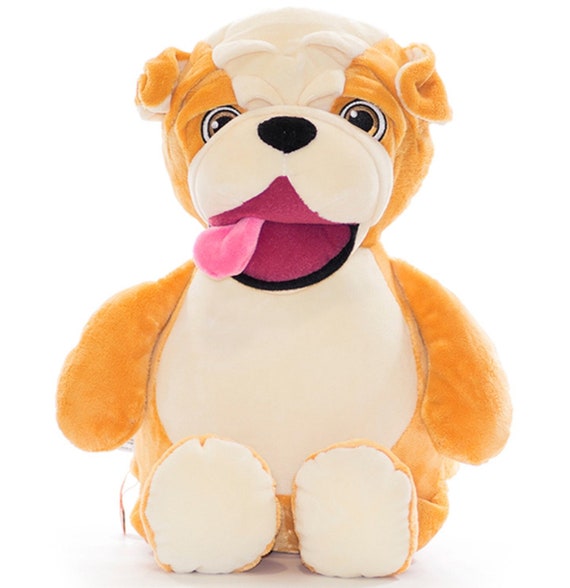 Personalised Embroidered Bulldog, Puppy, Dog