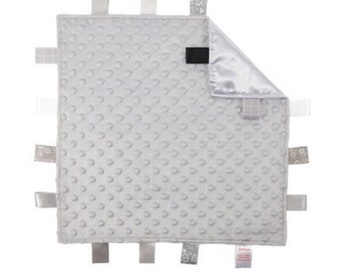 Grey Taggie Baby Blankie Comforter