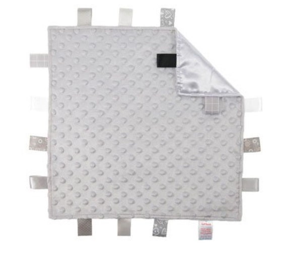 Grey Taggie Baby Blankie Comforter