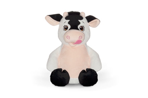 Personalised  Embroidered Cow