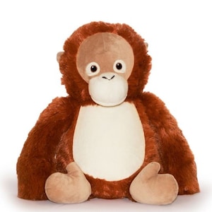 Personalised  Embroidered Orangutan