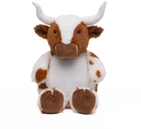 Personalised Embroidered Texas Longhorn Cow