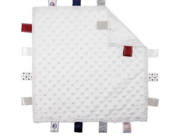 White Taggie Baby Blankie Comforter