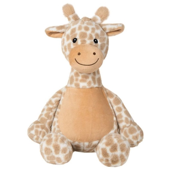 Personalised Embroidered Giraffe