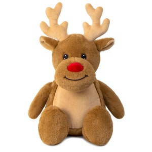 Personalised Embroidered Reindeer