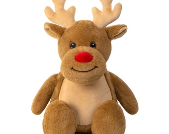 Personalised Embroidered Reindeer