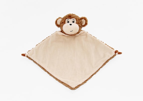 Personalised Monkey Baby Blankie Comforter