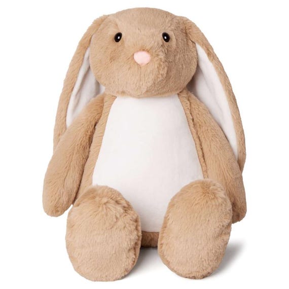 Personalised Embroidered Brown Bunny Rabbit