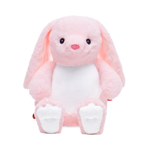 Personalised Embroidered Pink Bunny Rabbit