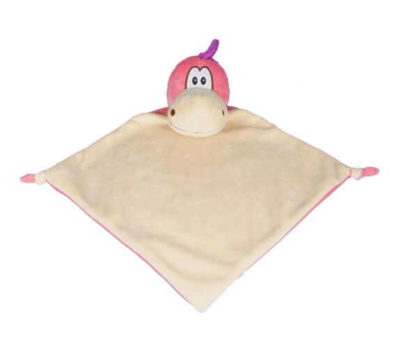 Personalised Pink Dragon Baby Blankie Comforter
