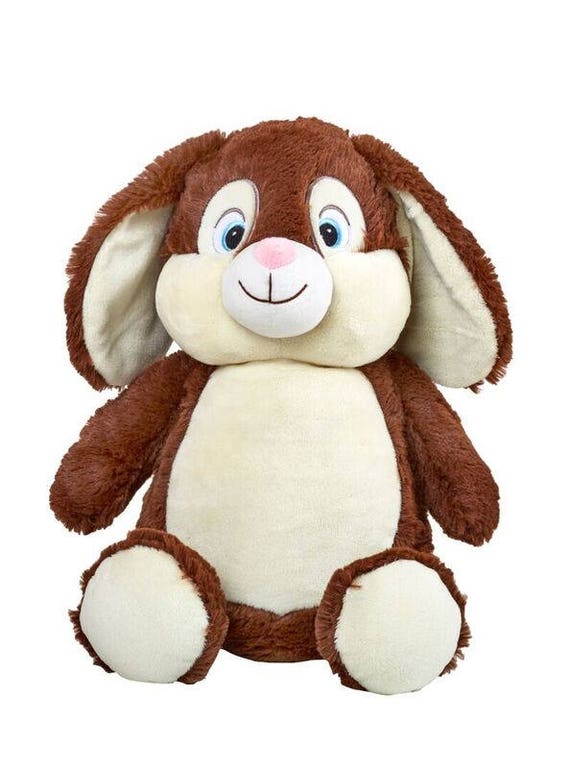 Personalised Embroidered Brown Bunny Rabbit
