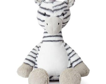 Personalised Embroidered Zebra