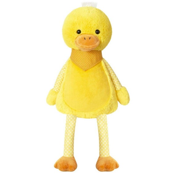Personalised Embroidered Duck, Chick