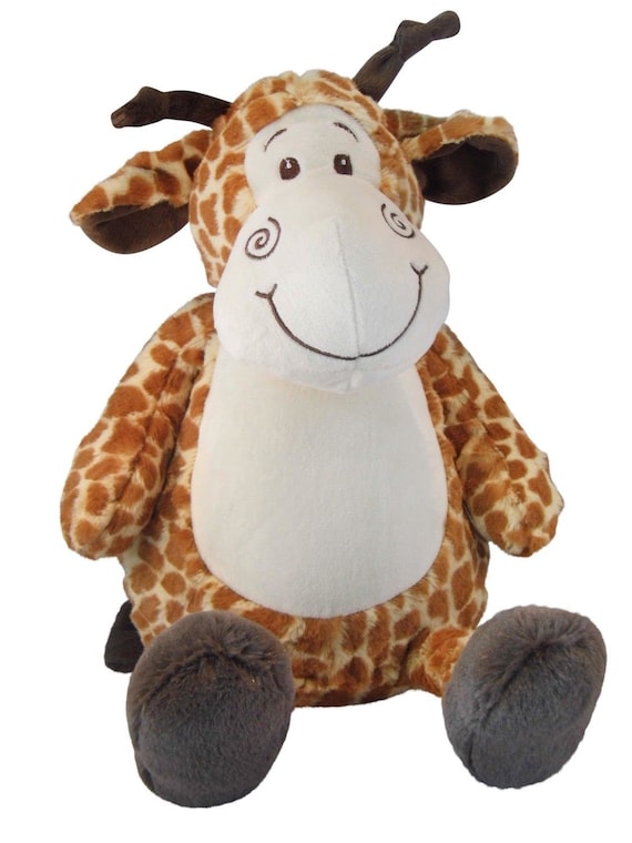 Personalised Embroidered Giraffe