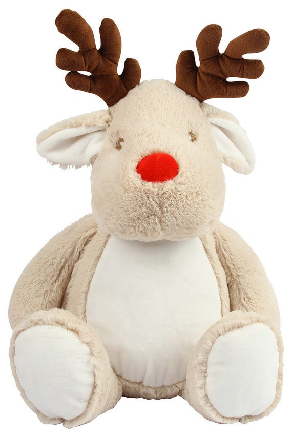 Personalised Embroidered Reindeer