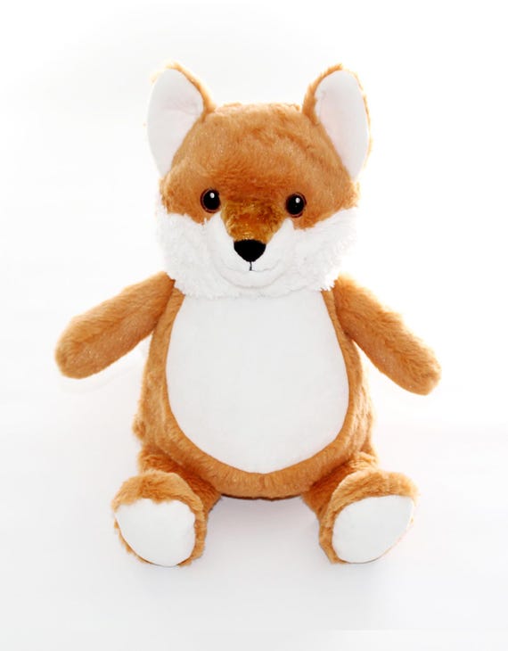 Personalised  Embroidered Fox