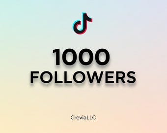 1.000 TikTok Anhänger | Echte TikTok Anhänger Boost | TikTok-Konto schnell wachsen lassen | Social Media-Wachstumsdienst | Sofortige Lieferung | Crevia