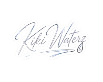 Kiki Waterz Signature Vinyl Sticker (Kiss-Cut)