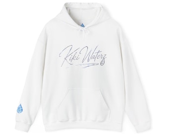 Kiki Waterz Signature Script Hoodie – Unisex Streetwear Comfort