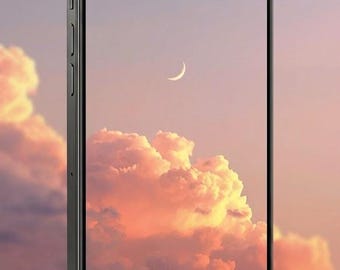 Pink skies phone wallpaper