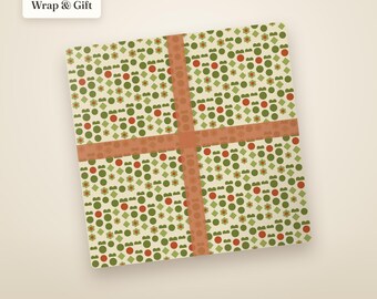 Retro geometrisches nahtloses Muster-Set, 1970er Jahre Atomic Arches & Jakobsmuscheln Digital Papier, 50 PNG SVG-Dateien, kommerzielle Nutzung